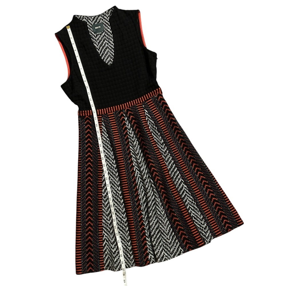 MAEVE ANTHROPOLOGIE NWT Sleeveless Textured Knit Fit & Flare Dress 4 - Picture 10 of 13
